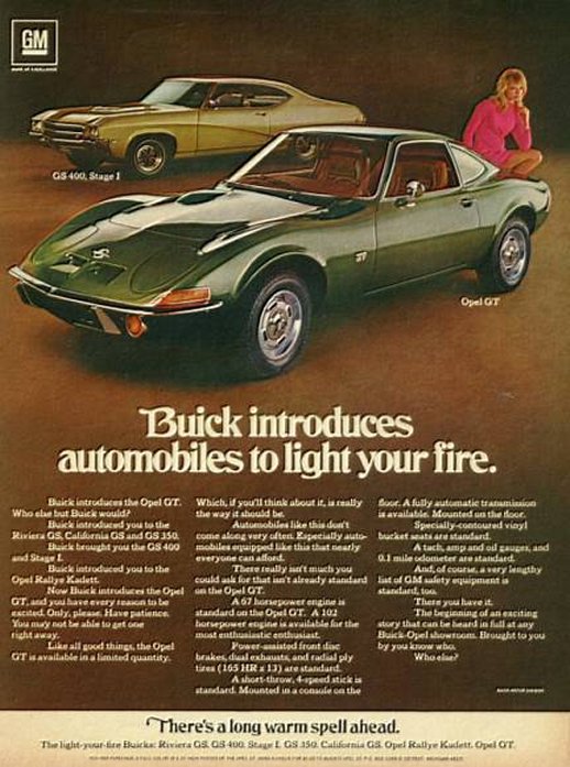 1969 Buick Auto Advertising